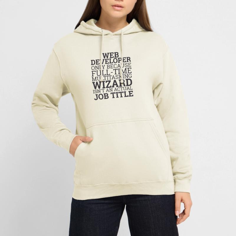 "Web Developer Wizard | Web Developer" Unisex Hoodie