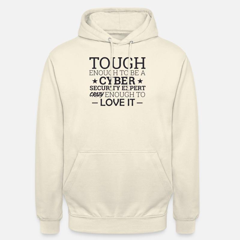 "Cyber Security Expert Crazy | Hacker" - Unisex Hoodie - Vanille-Milchshake