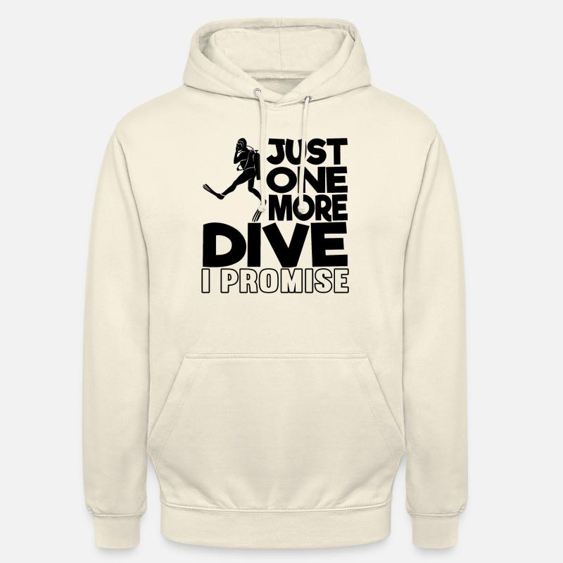 Plongée Plongée Plongée Plongée Cadeau - Sweat-shirt à capuche unisexe - vanille