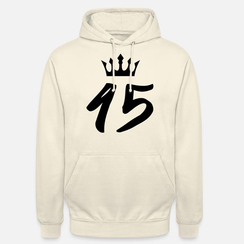 45 Couronne numérique - Sweat-shirt à capuche unisexe - vanille