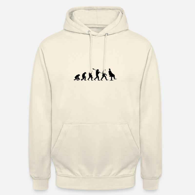 Évolution coiffeur - Sweat-shirt à capuche unisexe - vanille