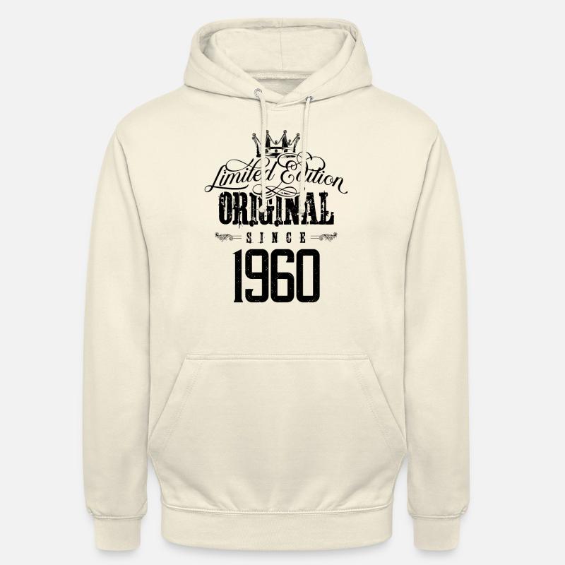 1960 Édition limitée - Sweat-shirt à capuche unisexe - vanille