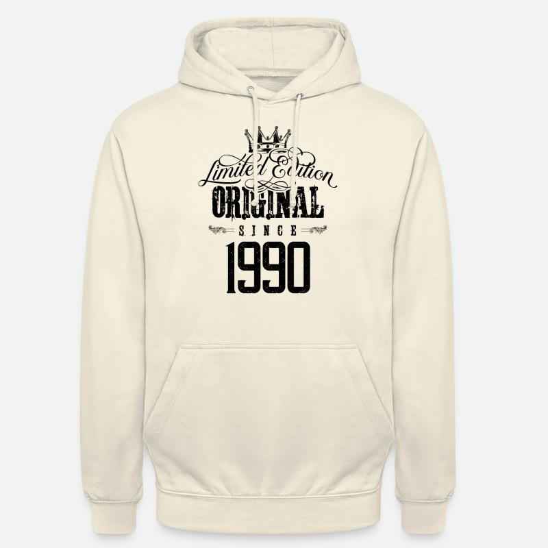 Édition limitée 1990 - Sweat-shirt à capuche unisexe - vanille