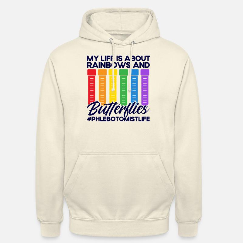 Blood Sampling Phlebotomist Phlebotomy Gift - Unisex Hoodie - vanilla