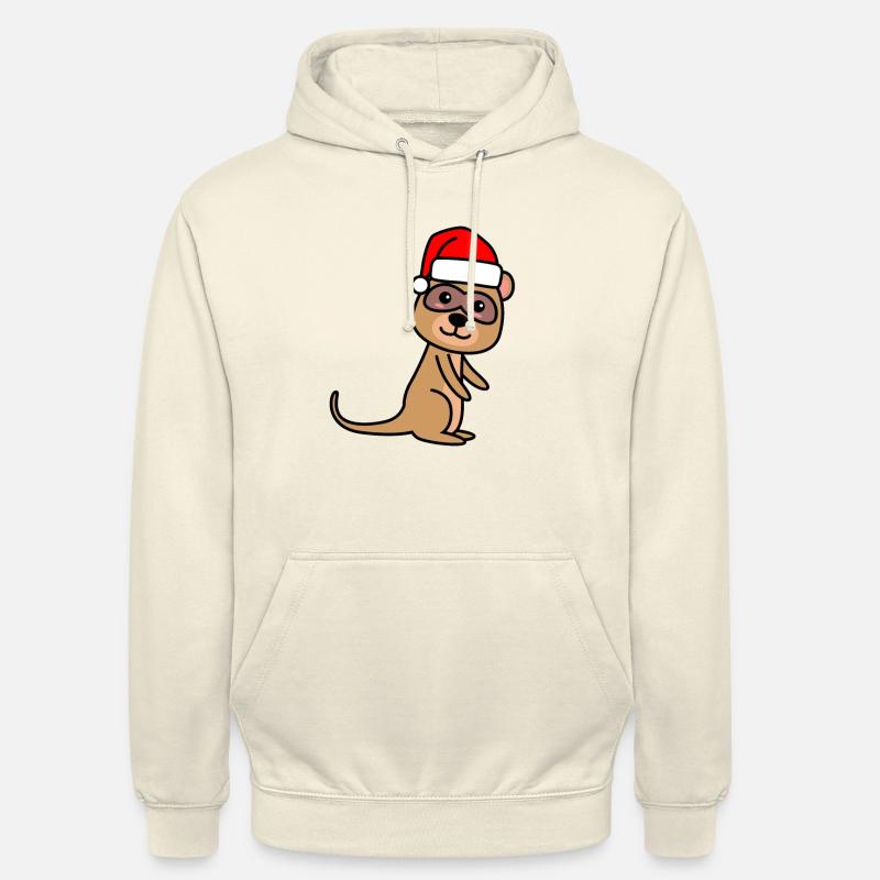 Suricate Comic Noël Noël - Sweat-shirt à capuche unisexe - vanille