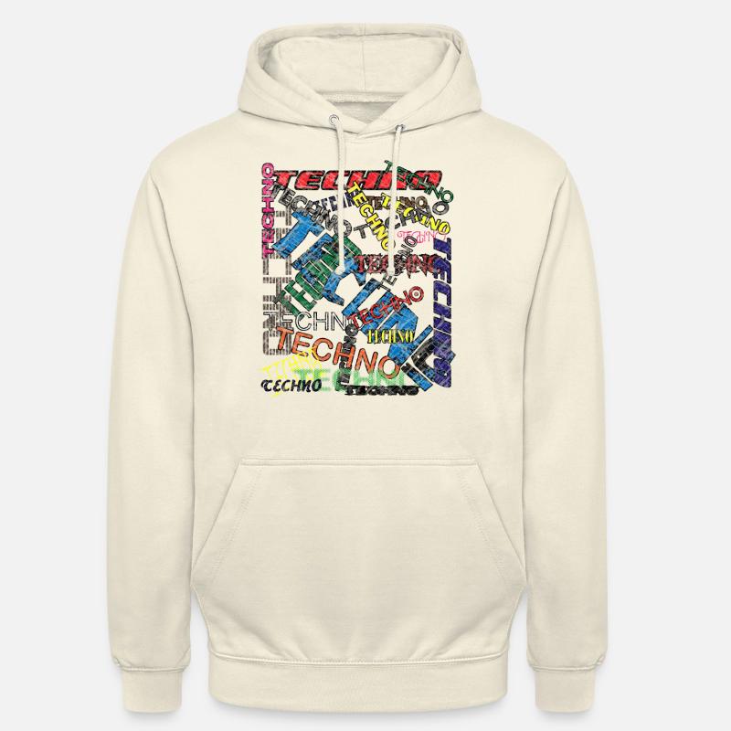 Techno Techno Techno | Nous aimons la techno Sweat-shirt à capuche unisexe
