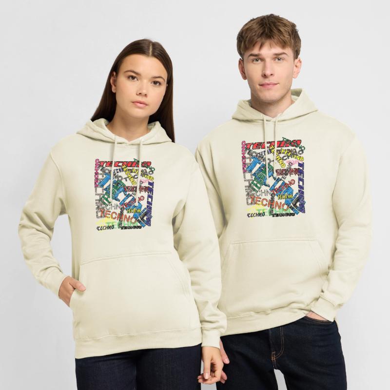 Techno Techno Techno | Wir lieben Techno Unisex Hoodie