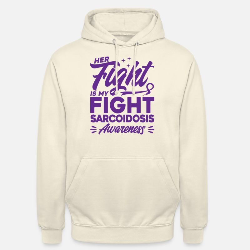 Sarcoïdose survivant Sarcoïdose Soutien S - Sweat-shirt à capuche unisexe - vanille