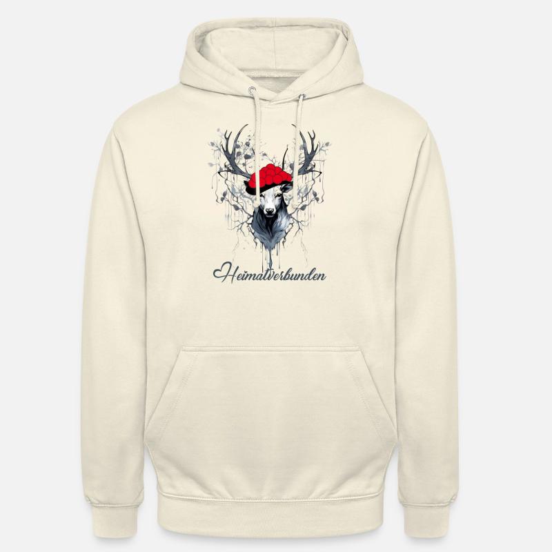 La Forêt-Noire connectée à la patrie - Sweat-shirt à capuche unisexe - vanille