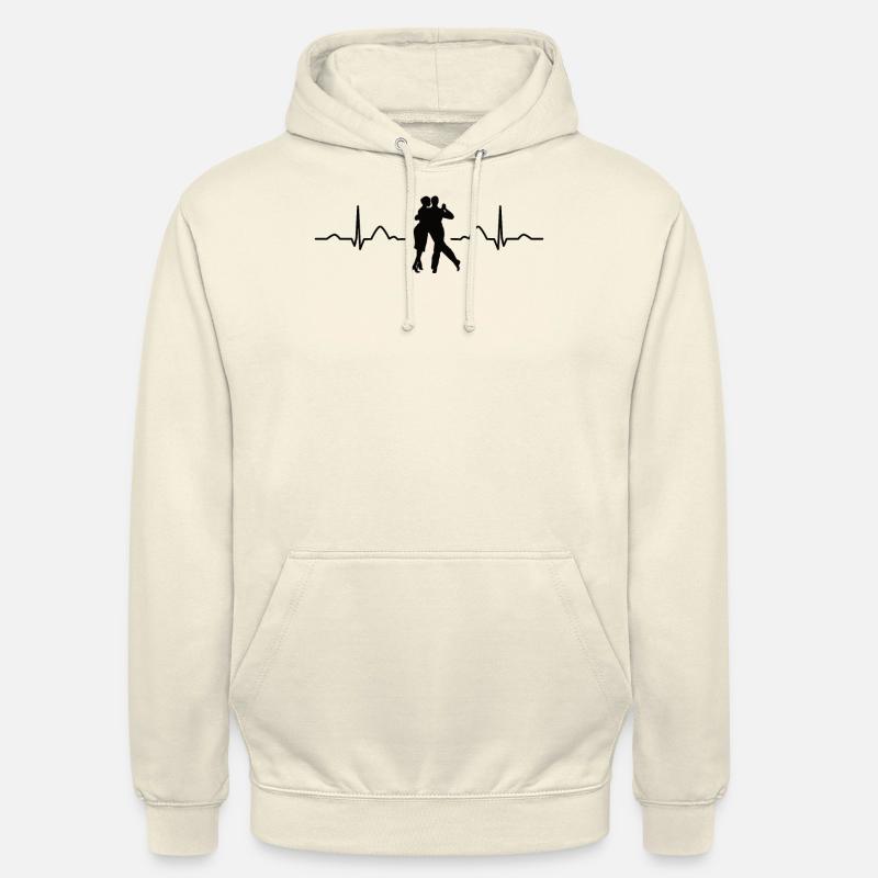 Tango Argentino Heartbeat Tango Vals - Sweat-shirt à capuche unisexe - vanille