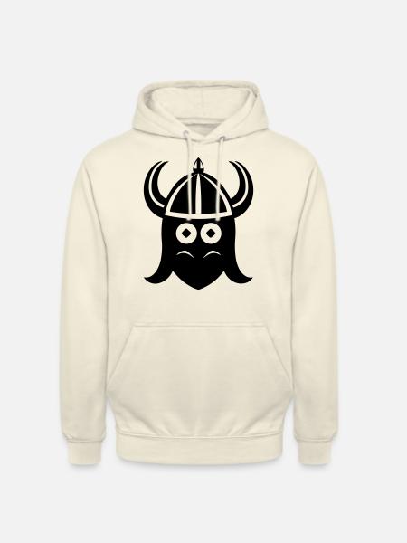Wikingerhelm Krieger - Unisex Hoodie - Vanille-Milchshake
