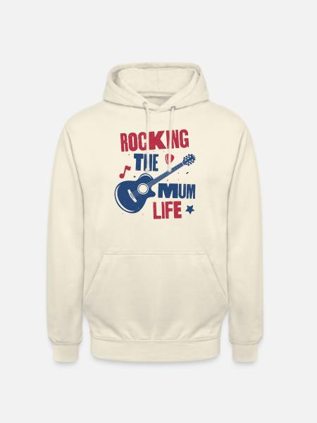 Das Mama-Leben rocken - Unisex Hoodie - Vanille-Milchshake