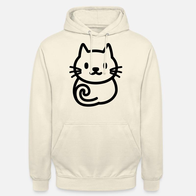Katze - Unisex Hoodie - Vanille-Milchshake