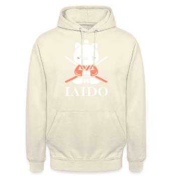 IAIDO - Unisex Hoodie - Vanille-Milchshake - Vorne - Alina (178cm) & Michal (187cm)
