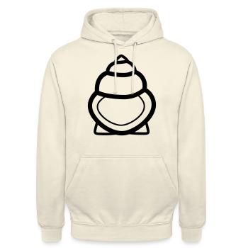 Shell - Unisex Hoodie - vanilla - Front - Alina (178cm) & Michal (187cm)