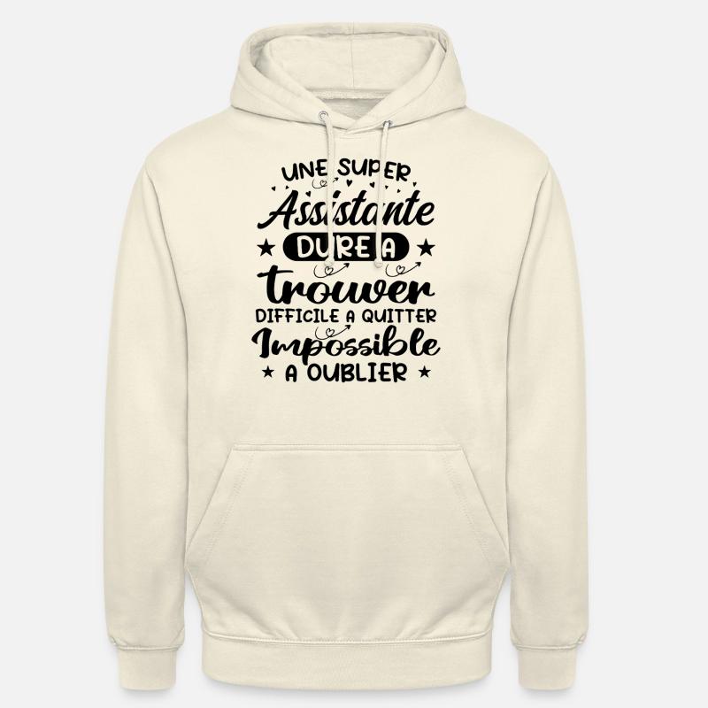 Ein Super Assistant - Assistent Geschenk - Unisex Hoodie - Vanille-Milchshake