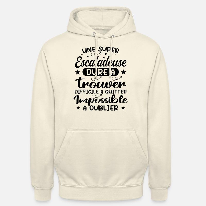 Ein Superkletterer - Kletterer Geschenk - Unisex Hoodie - Vanille-Milchshake