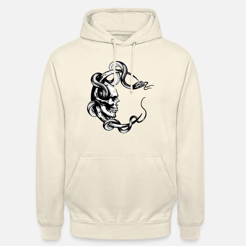 SCHÄDEL - Unisex Hoodie - Vanille-Milchshake