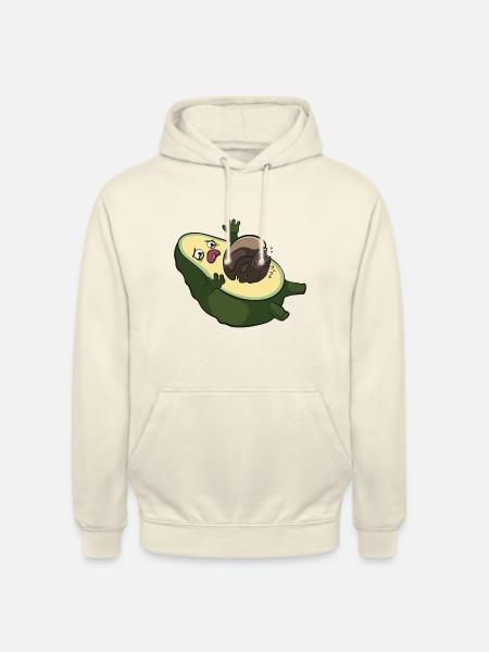 Avocado Alien Aliens Funny Ufo Cinema Movie Gift - Unisex Hoodie - vanilla