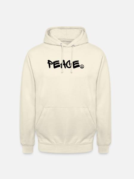 Peace - Unisex Hoodie - Vanille-Milchshake