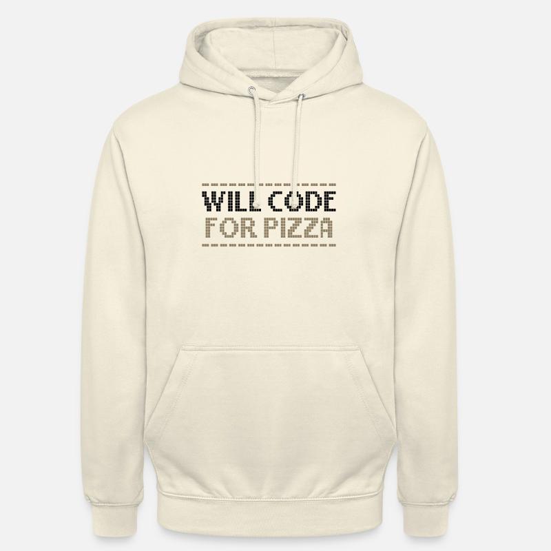 Computercodierung codiert für Pizza-Programmierer Unisex Hoodie