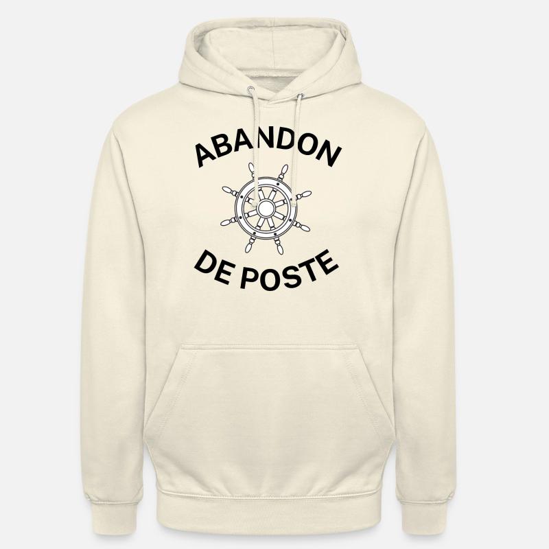 abandon de poste - Sweat-shirt à capuche unisexe - vanille