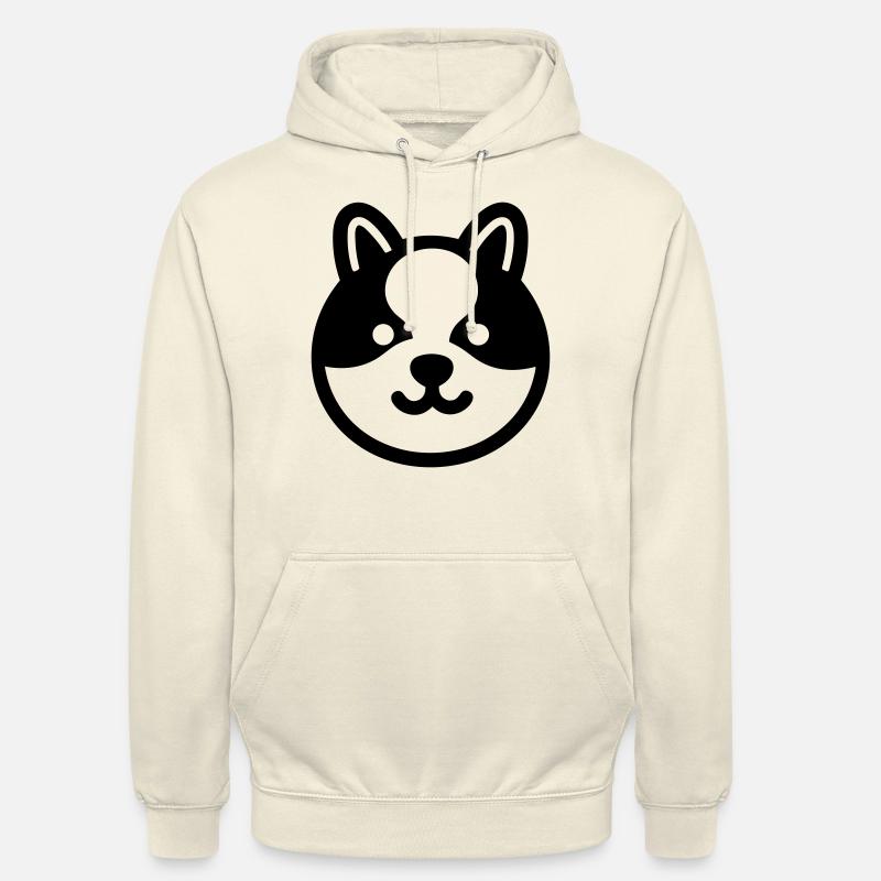 Chien - Sweat-shirt à capuche unisexe - vanille