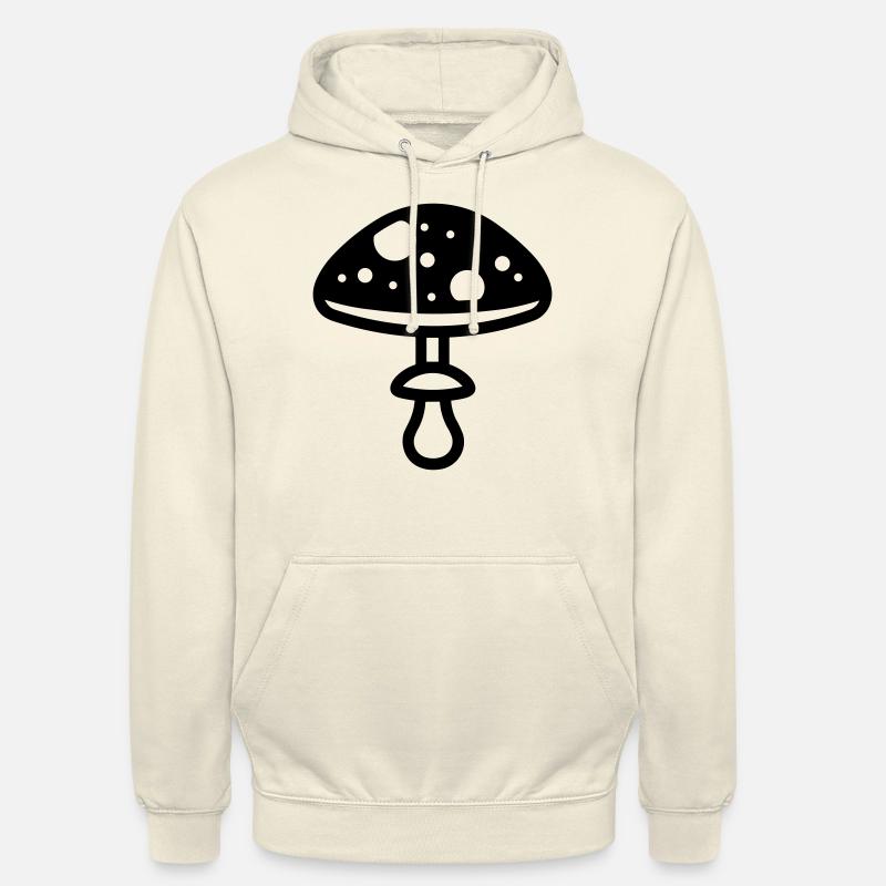 Champignon - Sweat-shirt à capuche unisexe - vanille