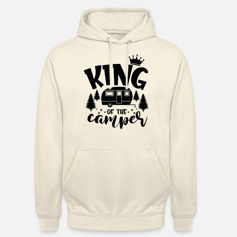 Le roi du camping-car - Sweat-shirt à capuche unisexe - vanille