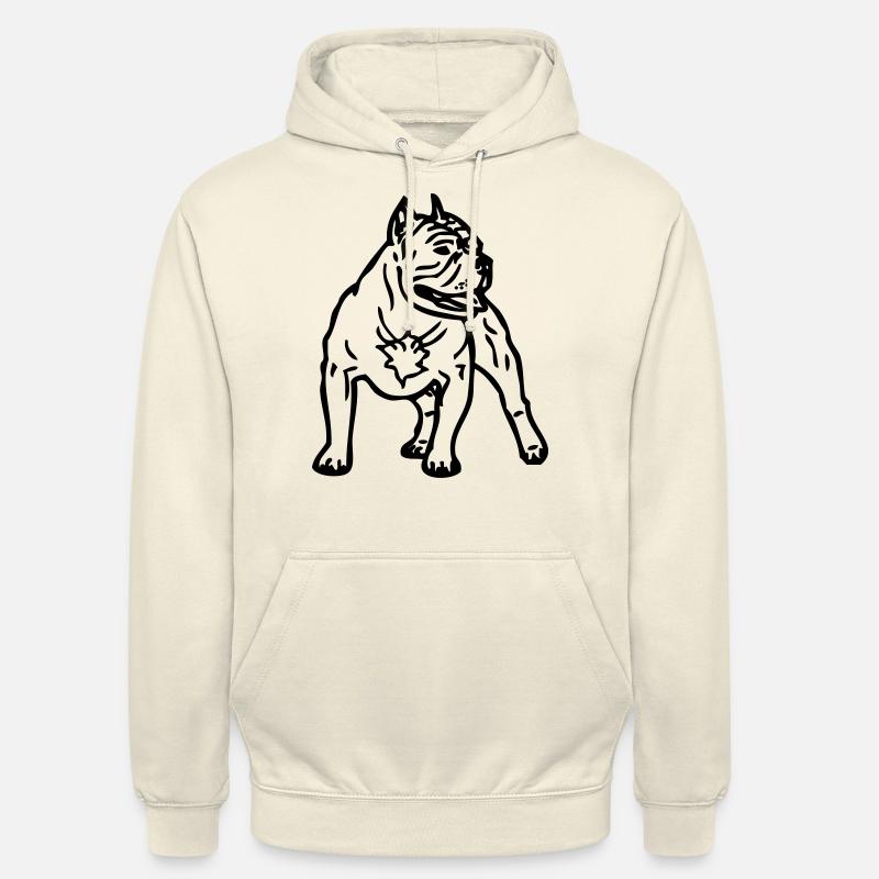 bullypitbull_1 - Sweat-shirt à capuche unisexe - vanille