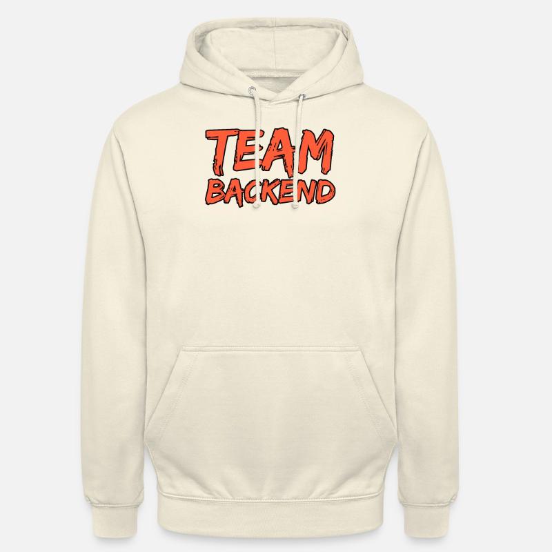 Team Backend Programmer - Unisex Hoodie - vanilla