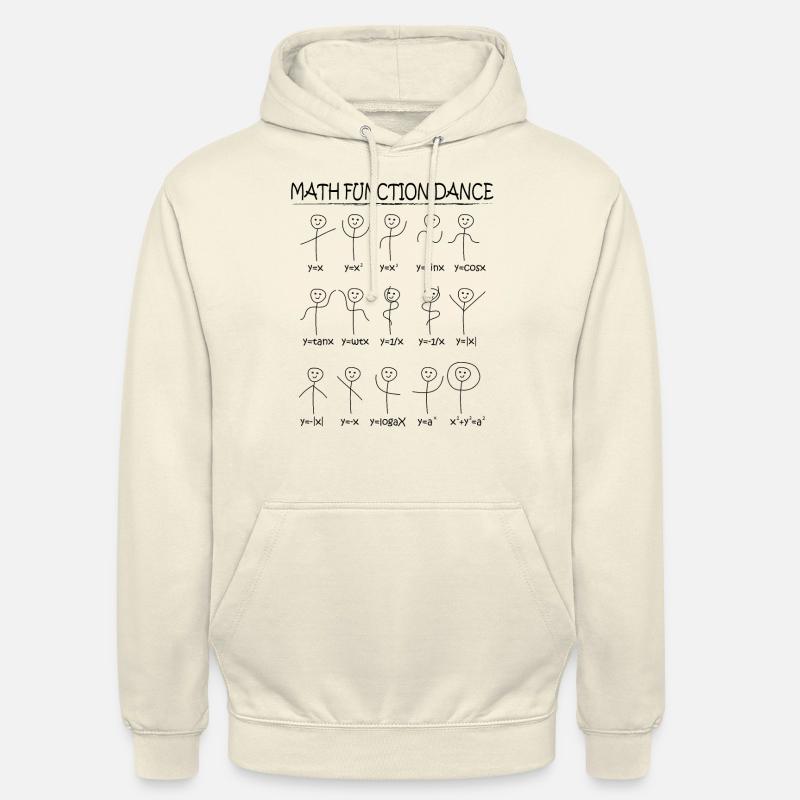 Fonctions de maths - Sweat-shirt à capuche unisexe - vanille