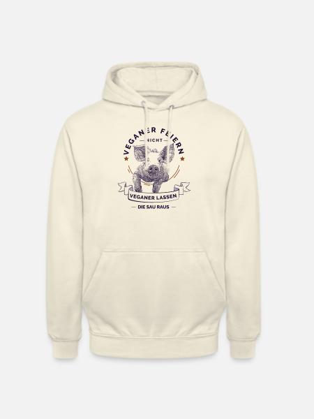 Veganer, Vegan, Tierschutz - Unisex Hoodie - Vanille-Milchshake
