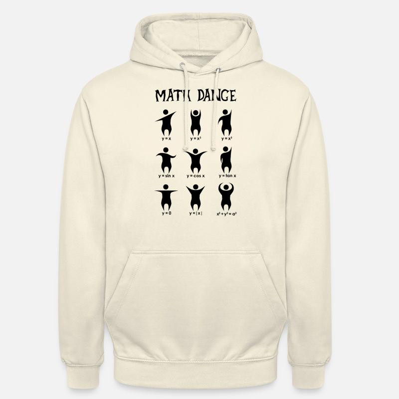 Math Dancing Funny - Unisex Hoodie - vanilla