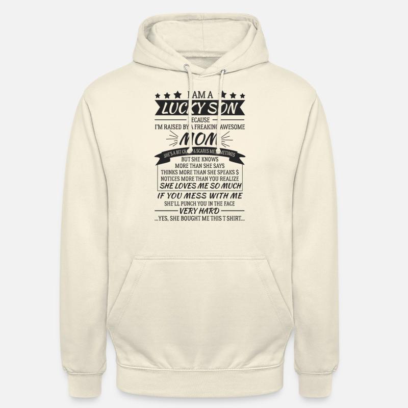Fils d'une grande mère - Sweat-shirt à capuche unisexe - vanille