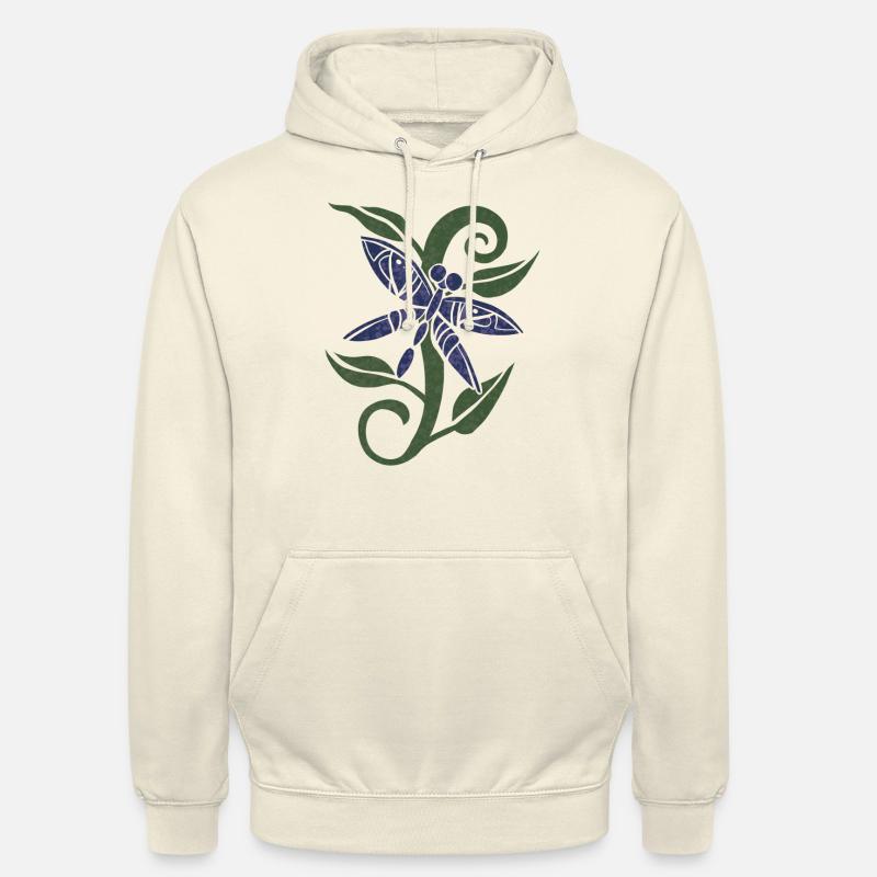 Blaue Libelle - Unisex Hoodie - Vanille-Milchshake