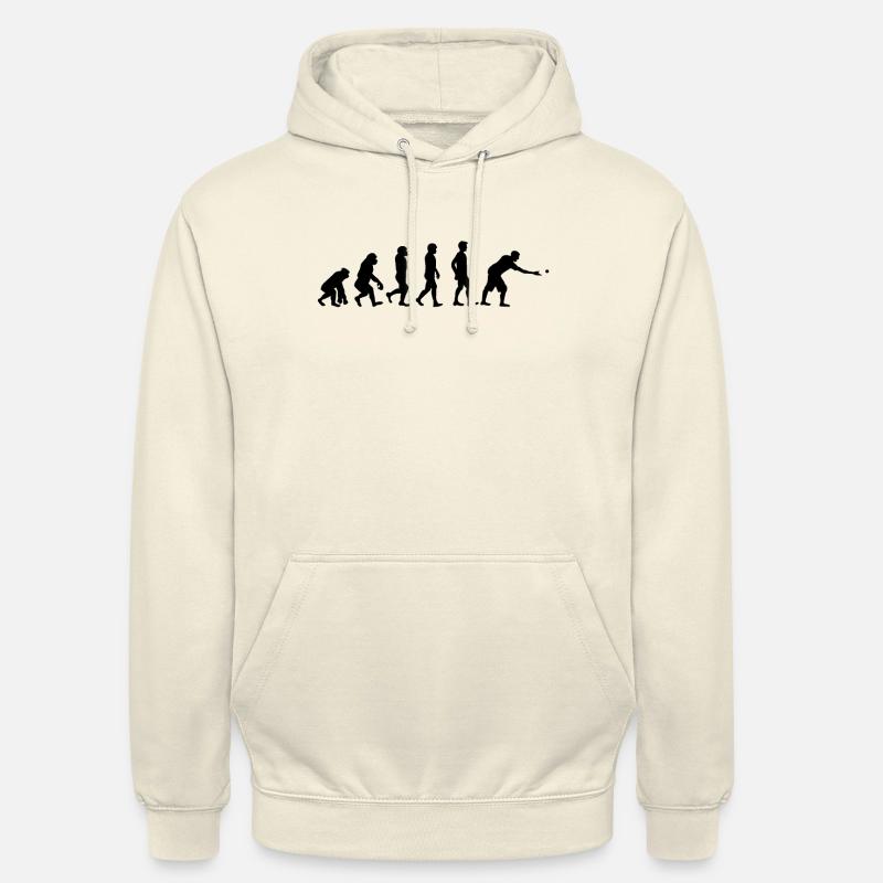 Gioco di bocce e bocce - Felpa con cappuccio unisex - milkshake