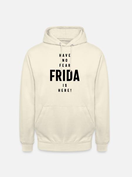 Frida Personalized Name Birthday Gift - Unisex Hoodie - vanilla