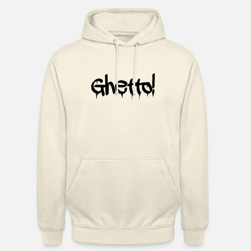 Ghetto Graffiti - Hættetrøje unisex - vaniljemilkshake