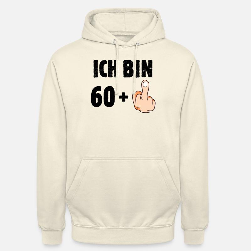 Ich bin 60 plus eins - Unisex Hoodie - Vanille-Milchshake