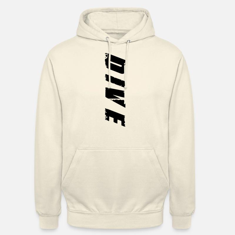 Plongée plongée plongée plongée plongeur cadeau - Sweat-shirt à capuche unisexe - vanille