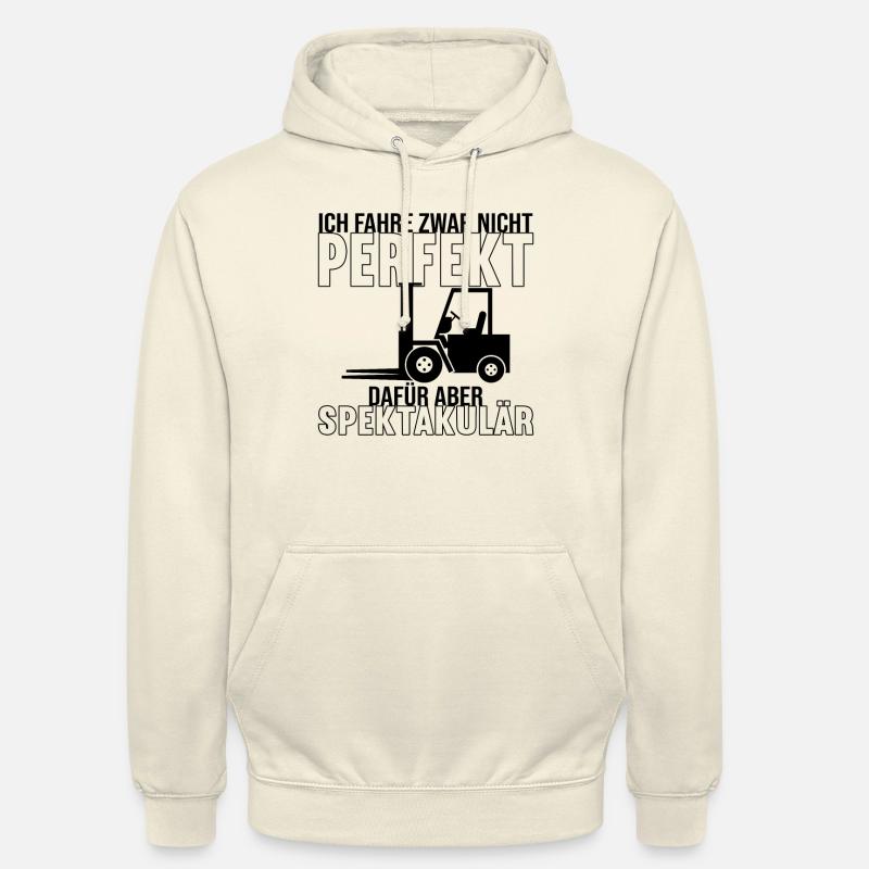 Gabelstaplerfahrer Staplerfahrer Gabelstapler - Unisex Hoodie - Vanille-Milchshake