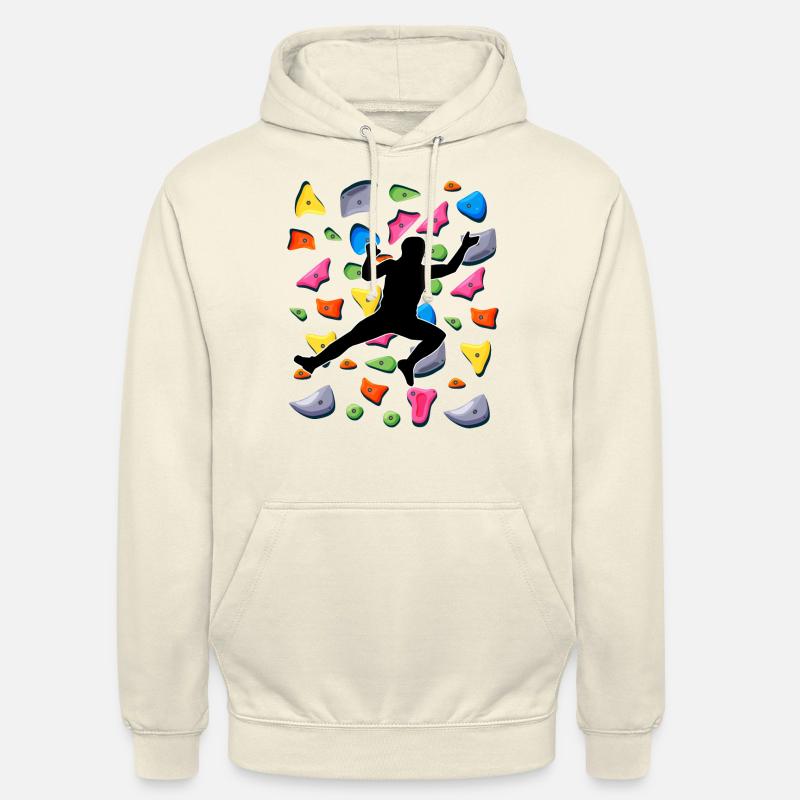 boulderer - Sweat-shirt à capuche unisexe - vanille