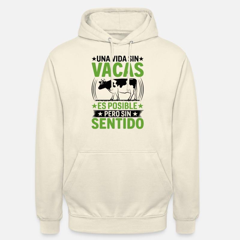 Cadeau De Vache Drôle - Sweat-shirt à capuche unisexe - vanille