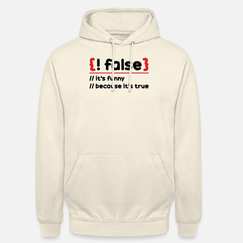 Programmer Programming Software Coding Encoder - Unisex Hoodie - vanilla