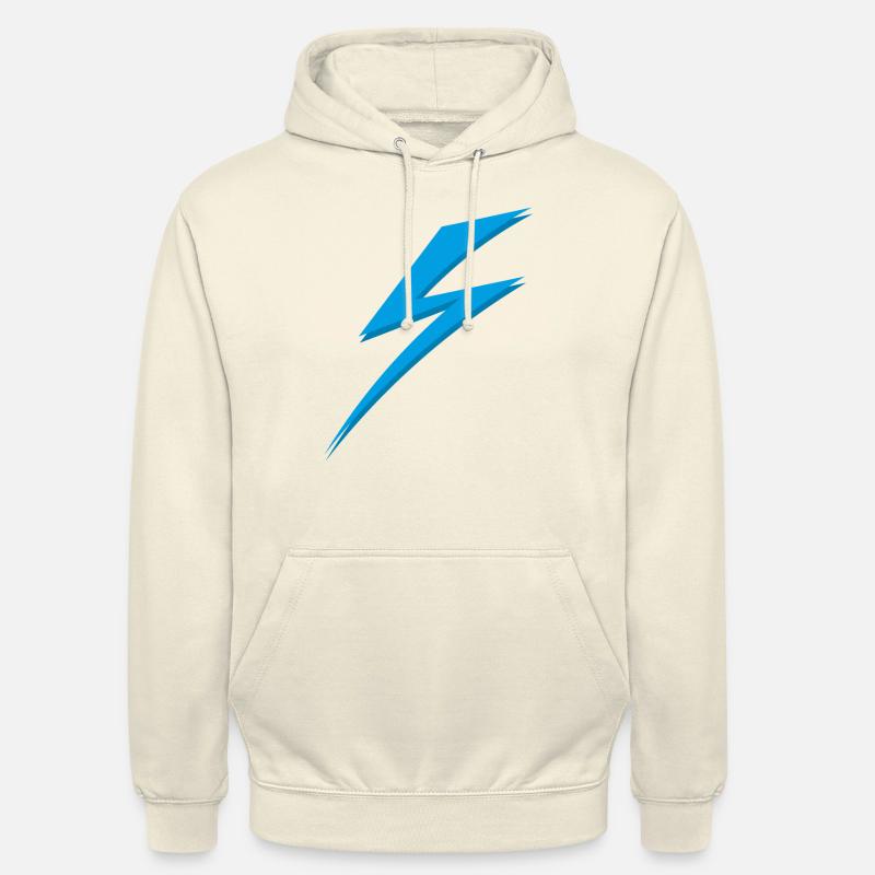Flash de l’icône d’alimentation - Sweat-shirt à capuche unisexe - vanille