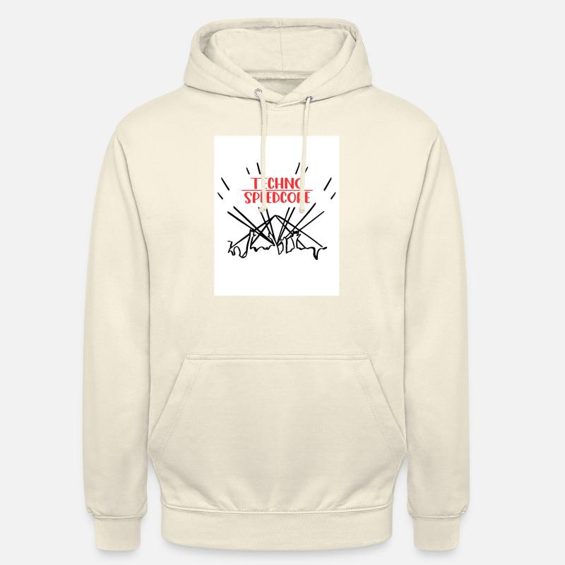 Techno - Speedcore Techno Music - Unisex Hoodie - vanilla