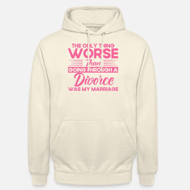 Ex Partner Scheidung Geschiedene Geschenk - Unisex Hoodie - Vanille-Milchshake