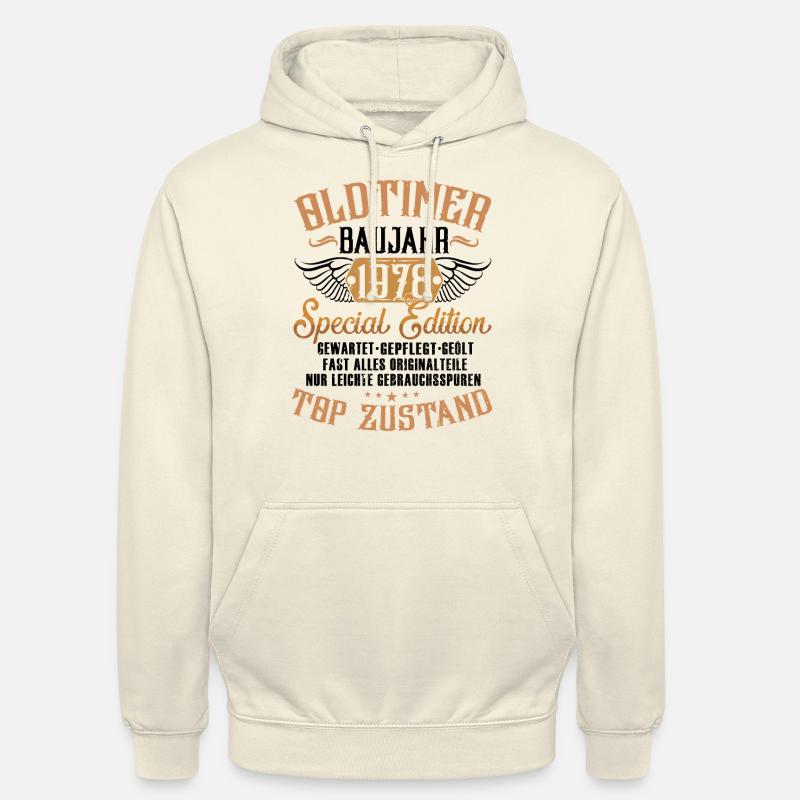 oldtimer 1978 originalzustand - Unisex Hoodie - Vanille-Milchshake