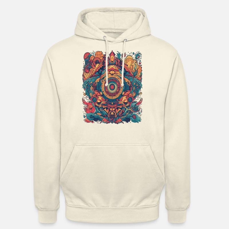 Magic Psychedelic Trip Conception abstraite - Sweat-shirt à capuche unisexe - vanille